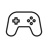 Simple game controller icon. Vector. vector