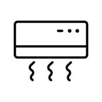 Air conditioning and heating icon. Indoor air conditioning. Vector. vector