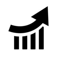 Bar graph. Performance statistic. Chart. Vector. vector