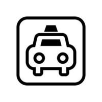 Cab box icon. Taxi icon. Vector. vector