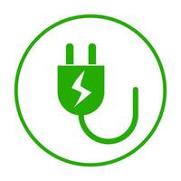 Outlet icon during charging. Charge symbol. Vector. vector
