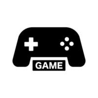 juego controlador y juego logo. vector. vector