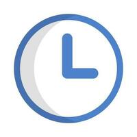 Flat design clock icon. Time. Vector. vector