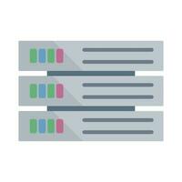 Modern server icon. Hosting machine. Vector. vector