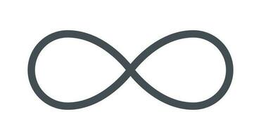 Infinite sign. Unlimited icon. No limit. Vector. vector