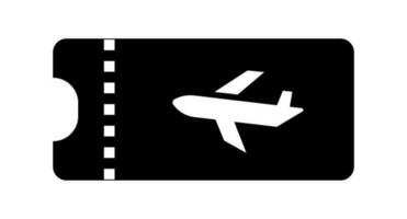 Boarding pass icon. Airline ticket. Vector. vector