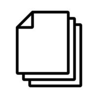 Multiple file copy icon. Vector. vector