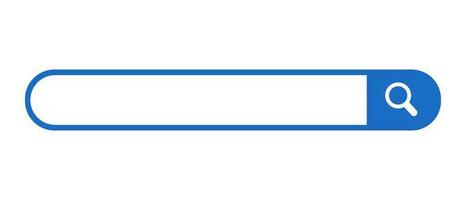 Internet search bar. Web search box. Vector. vector