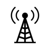 Cellular radio base station. Radio tower. Communication tower. Vector. vector