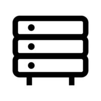 Server. Database. Computing icon. Vector. vector