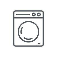 Laundry washing machine icon. Washer symbol. Vector. vector