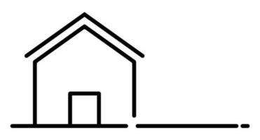 House and background with copy space. Vector. vector