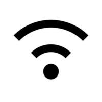 Wi-Fi radio wave icon. Internet communication icon. Vector. vector