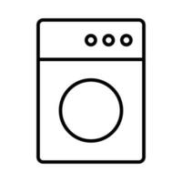 Washing machine symbol. Appliance. Cleaning. Vector. vector