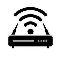 Internet service wireless router. Vector. vector