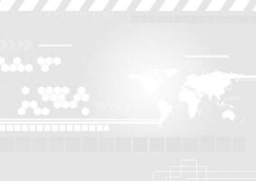 Light gray tech drawing background vector