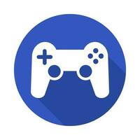 Modern game controller and shadow. Gamepad. Game battle. Vector. vector