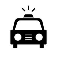 Taxi icon with light on. Vector. vector