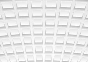 Abstract white tech paper squares background vector