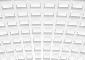 Abstract white tech paper squares background vector