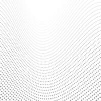 Grey tech wavy dotted lines abstract background vector