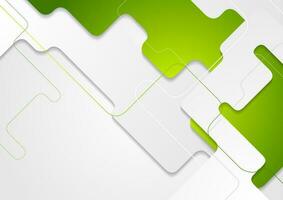 Green grey abstract geometric corporate concept background vector