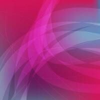 Pink and blue abstract wavy background vector