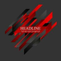 Abstract geometric polygon tech vector background