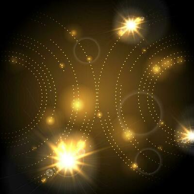 Abstract tech futuristic dotted circles background