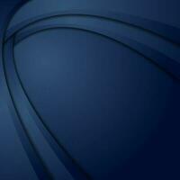 Dark blue abstract wavy material background vector