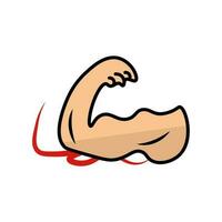 Cool muscle icon. Biceps. Vector. vector