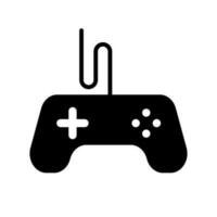 juego controlador y cable. mando vector. vector