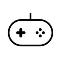 Rounded game controller icon. Video game. Vector. vector