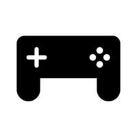 juego controlador silueta icono. juego de azar equipo. vector. vector