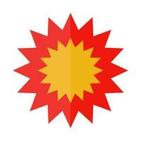 Pop impact and bombing. Shooting effect. Vector. vector