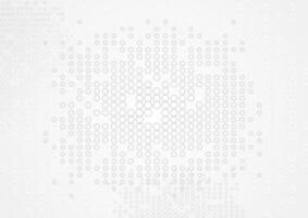 Abstract tech hexagons texture vector