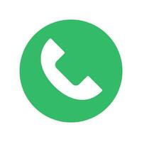 Circle call icon. Phone. Vector. vector
