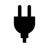 Electrical outlet silhouette icon. Adapter icon. Vector. vector