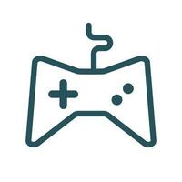 Corded game controller. Game symbol. Vector. vector