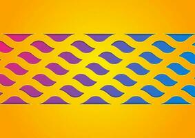 Bright abstract corporate wavy pattern vector background
