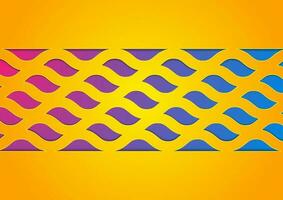 Bright abstract corporate wavy pattern vector background