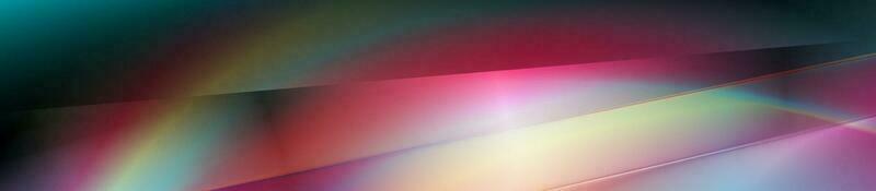 Dark colorful smooth gradient abstract vector banner