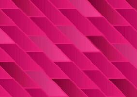 Abstract bright pink geometric tiles hi-tech background vector