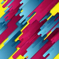 Colorful geometry hi-tech abstract vector art background