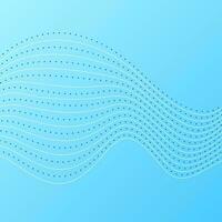 Bright blue abstract concept wavy lines background vector