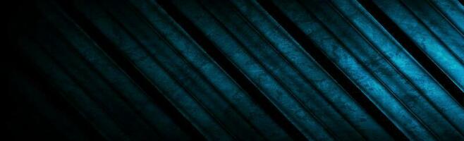 Dark blue vintage grunge stripes abstract banner design vector