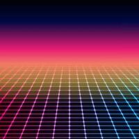 Retro futuristic abstract hi-tech background vector