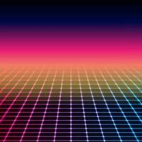 Retro futuristic abstract hi-tech background vector