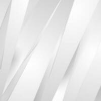 White grey smooth stripes abstract modern background vector