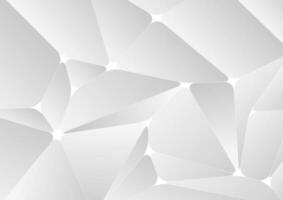 Light grey minimal polygonal tech abstract background vector